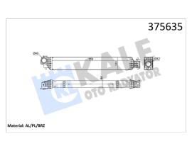 INTERCOOLER HONDA CIVIC X 1.0-1.5 VTEC 16 BRAZING 64MM TURBO RADYATÖRÜ
