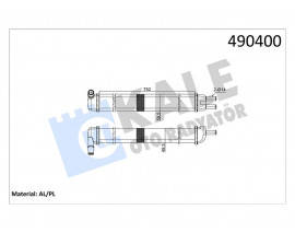 KALORİFER 2 SIRA CU PL R12-TOROS BAKIR BORULU