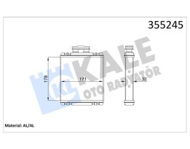 KALORİFER BRAZING A1-IBIIZA IV-IBIZA IV-TOLDEO IV-FABIA III-RAPID-POLO