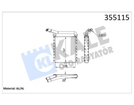 KALORİFER BRAZING TOYOTA AURIS-AVENSIS-COROLLA-PRIUS-RAV 4 III-RAV 4 IV-VERSO-LEXUS CT-HS KALORİFER