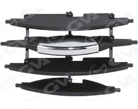 KALORİFER HAVALANDIRMA MUZULU IZGARA ÖN PERDESİ ORTASI NİKELAJLI CORSA D