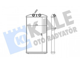 KALORİFER IVECO DAILY VI 14-16 - BORUSUZ 26MM