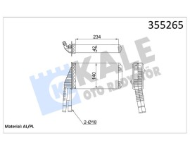 KALORİFER MEKANİK CITROEN C1-C1 II-PEUGEOT 107-TOYOTA AYGO KALORİFER