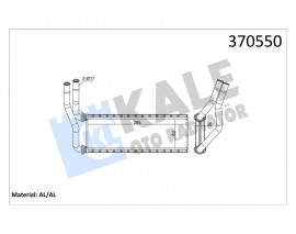 KALORİFER MITSUBISHI FUSO CANTER EURO5 13 17 BRAZING AL-AL 26MM KALORİFER RADYATÖRÜ