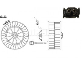KALORIFER MOTORU BMW E36 12V KLIMASIZ