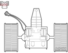 KALORIFER MOTORU BMW E60 E61 E63 E64 12V