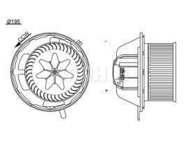 KALORIFER MOTORU BMW E81 E87 E90 E93 E84 F25 F26
