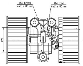 KALORIFER MOTORU OTOMATIK KLIMALI 12V BMW E39 X5 E53 LAND ROVER RANGE 3