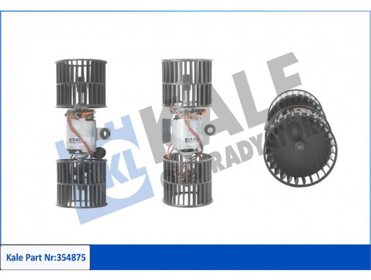 KALORİFER MOTORU SKODA FELICIA 1.3 95 98 - VOLKSWAGEN CADDY II 1.6 96 00 12V 120W 2000 rpm