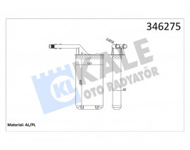 KALORİFER RADYATÖRÜ 106 91-96 SAXO 96-03 AX 91-96 234x138