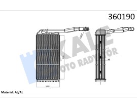 KALORIFER RADYATORU 204D3 M47 D20 18 K4F 25 K4F FREELANDER 1 L314 98 06