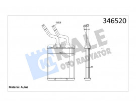 KALORİFER RADYATÖRÜ ALFA ROMEO 147-156-GT