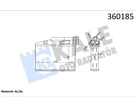 KALORIFER RADYATORU BMW E39 E53