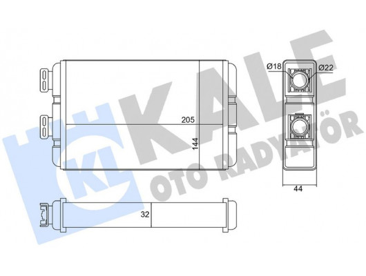 KALORIFER RADYATORU BMW E46 97 05