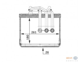 KALORIFER RADYATORU BMW E65 E66 PREMIUM LINE