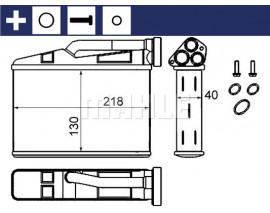 KALORIFER RADYATORU BMW M57 M54 E39 E53