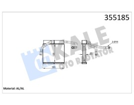 KALORİFER RADYATORU BRAZING AL/AL FORD RANGER 98 06 MAZDA B-BT-50