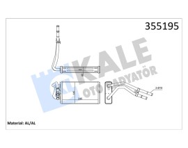 KALORİFER RADYATORU BRAZING FORD TRANSIT 94 00