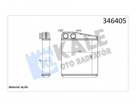 KALORİFER RADYATÖRÜ CLIO III-MODUS 04 TWNG 07