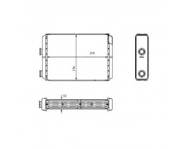 KALORİFER RADYATÖRÜ DOBLO 01 PUNTO 01 IDEA 04 AC KLİMASIZ 209x159