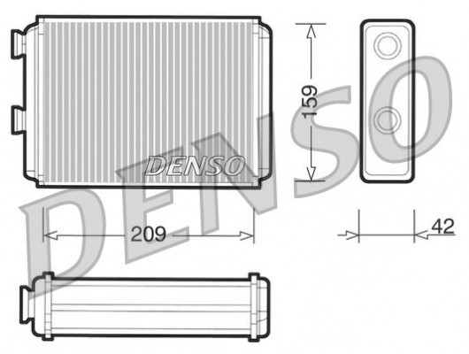 KALORİFER RADYATÖRÜ DOBLO 01 PUNTO 01 IDEA 04 AC KLİMASIZ 209x159x42