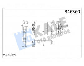 KALORİFER RADYATÖRÜ FIAT 500-500C-PANDA