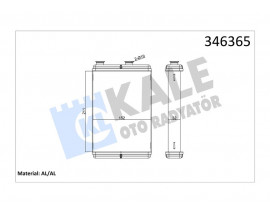 KALORİFER RADYATÖRÜ FIAT DOBLO 01 PUNTO 01 IDEA 04 LANCIA YPSILON 03 AC KLİMASIZ 0183831AB 1.3 JTD 1.4 1.9 JTD