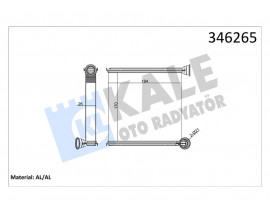 KALORİFER RADYATÖRÜ GOLF 7-PASSAT-TIGUAN-ARTEON-SUPERB-OCTAVIA-A3-LEON-12 170X185X26
