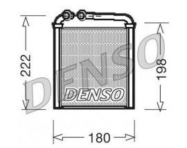 KALORİFER RADYATÖRÜ GOLF V-PLUS-OCTAVIA 1.4-1.6-1.9-2.0-PASSAT 1.6-1.9-2.0 153x180x27 Mk Ot AC /-