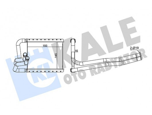 KALORİFER RADYATÖRÜ HYUNDAI i20 1.2L G4LA benzinli 08-14 / 1.4L D4FC CRDi dizel 11-14 - ALEMİNYUM