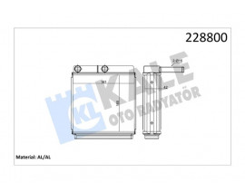 KALORİFER RADYATÖRÜ J9 1 SIRA ALB SİSTEM