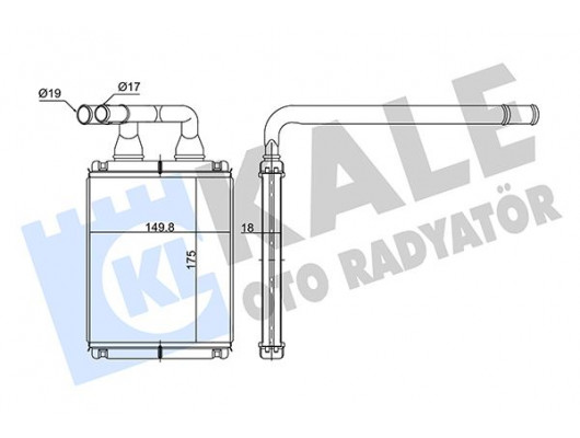 KALORİFER RADYATÖRÜ KIA PICANTO 1.0L G4HE 04-11 1.1L D3FA CRDI 05-11 - ALEMİNYUM