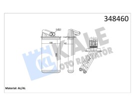 KALORİFER RADYATÖRÜ LAGUNA I 1.8I-1.9 DCI-2.0I 94-