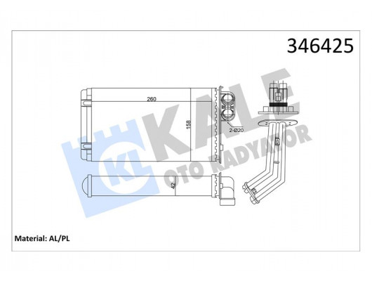 KALORİFER RADYATÖRÜ LGN I 95-01 260x157