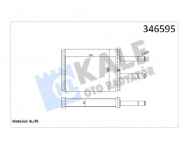 KALORİFER RADYATÖRÜ MAZDA 626 2.0L FS GE12. GE14 92-97 - ALEMİNYUM