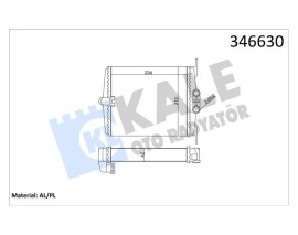 KALORIFER RADYATORU MERCEDES S-CLASS W140 SASI NO: A133638