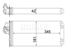 KALORIFER RADYATORU MERCEDES VITO W638 96 03