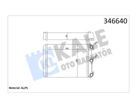 KALORIFER RADYATORU MERCEDES W123 S123 C123