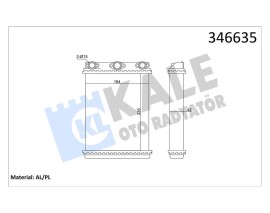 KALORIFER RADYATORU MERCEDES W124 S124 C124