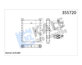 KALORIFER RADYATORU MERCEDES W176 W246 C117 X117 X156