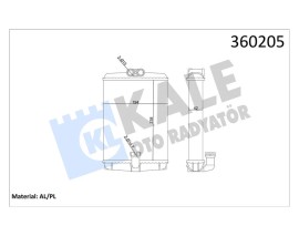 KALORIFER RADYATORU MERCEDES W210 W220 C215 R170 C208 A208