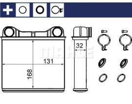 KALORIFER RADYATORU MERCEDES X164 W164 W251