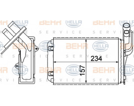KALORİFER RADYATÖRÜ MGN I-CLIO I-R19 234x157X42