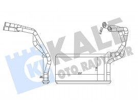 KALORİFER RADYATÖRÜ MITSUBISHI L200 2.5L 4D56T DI-D CR 4X2 4X4 KA4T KB4T 07-14 - ALEMİNYUM