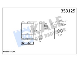 KALORİFER RADYATÖRÜ NISSAN QASHQAI II 1.5/1.6 DCİ