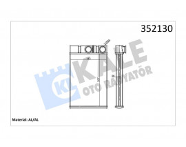 KALORİFER RADYATÖRÜ OPEL INSİGNİA 2.0 CDTİ 08 CRUZE 06 206X150X26 OTO.-MEK.