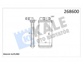 KALORİFER RADYATÖRÜ PALIO-ALBEA 248x132x33 1 SIRA ALB SİSTEM