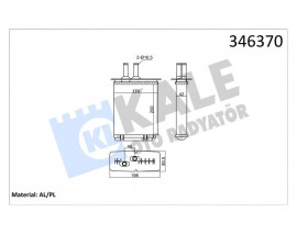 KALORİFER RADYATÖRÜ PUNTO 1.1-1.2-1.4-1.6-1.7 93-99