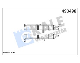 KALORİFER RADYATÖRÜ R12 TOROS 752x58x50 2 SIRA AL PL SİSTEM