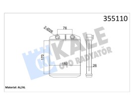 KALORİFER RADYATÖRÜ RENAULT CLIO IV 12 CAPTUR AL-PL-BRZ